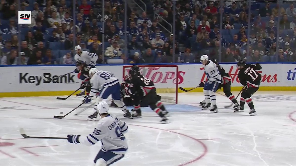 Dakota Joshua gets his first as a Toronto Maple Leafs! 🍁