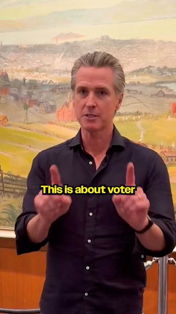 Trump is sending the DOJ to California to “monitor” the election. His intentions are clear — he wants to suppress the vote. And when we win, he will falsely lay claim to fraud. We will not be intimidated. California will defend free and fair elections.