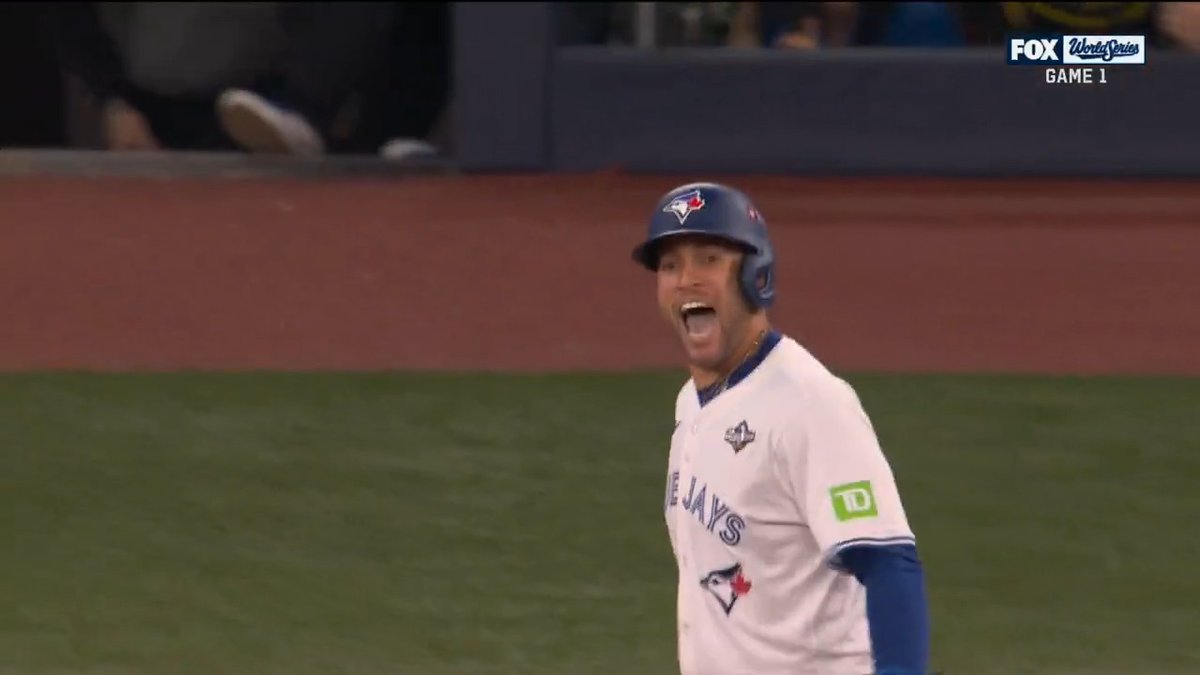 SEVEN-RUN INNING THE Toronto Blue Jays ARE FIRED UP! #WORLDSERIES