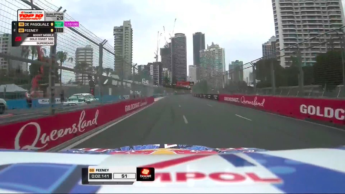 Broc Feeney FLIES around Surfers Paradise 🤯 #RepcoSC #Supercars