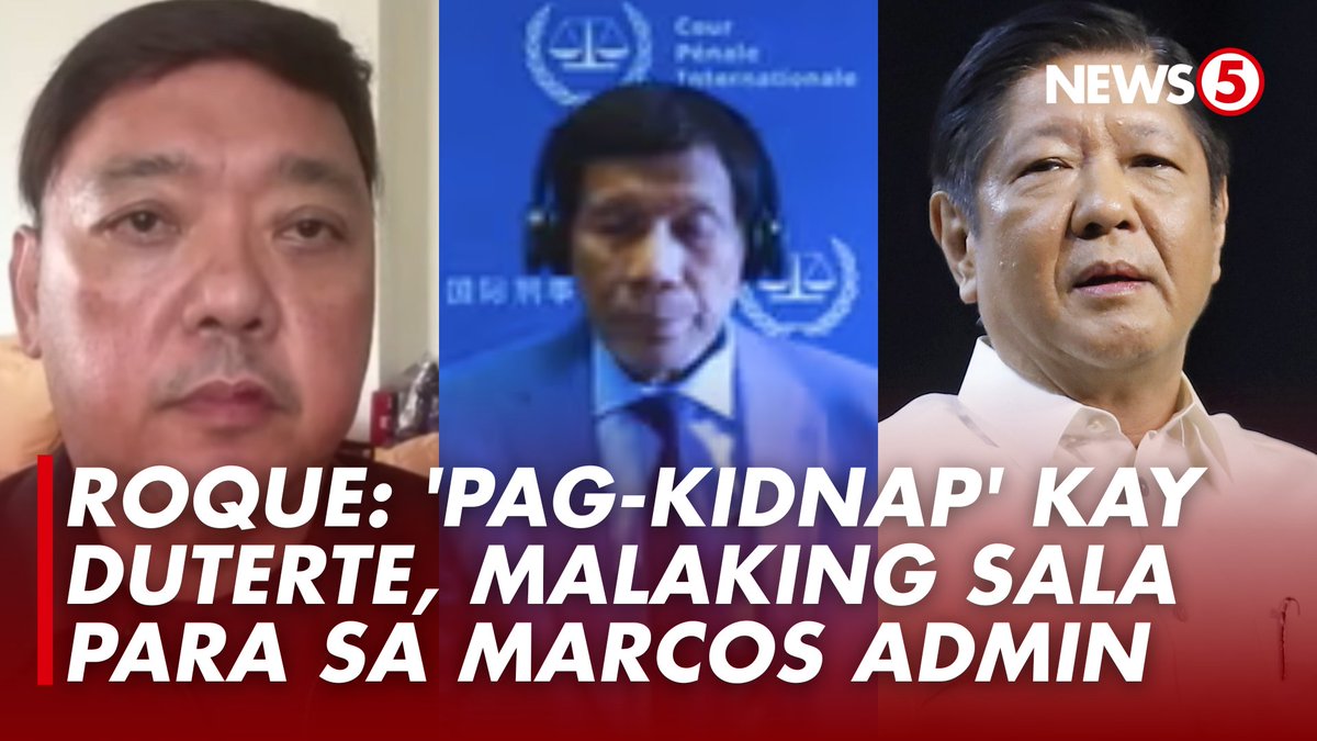 'MASAKIT ANG DESISYON NG ICC' Sinabi ni dating presidential spokesperson Harry Roque sa panayam ng Sa Totoo Lang ng One PH na malaking kasalanan para sa administrasyon ni Pres. Bongbong Marcos ang umano'y pagsuko kay dating pangulong Rodrigo Duterte sa ICC.