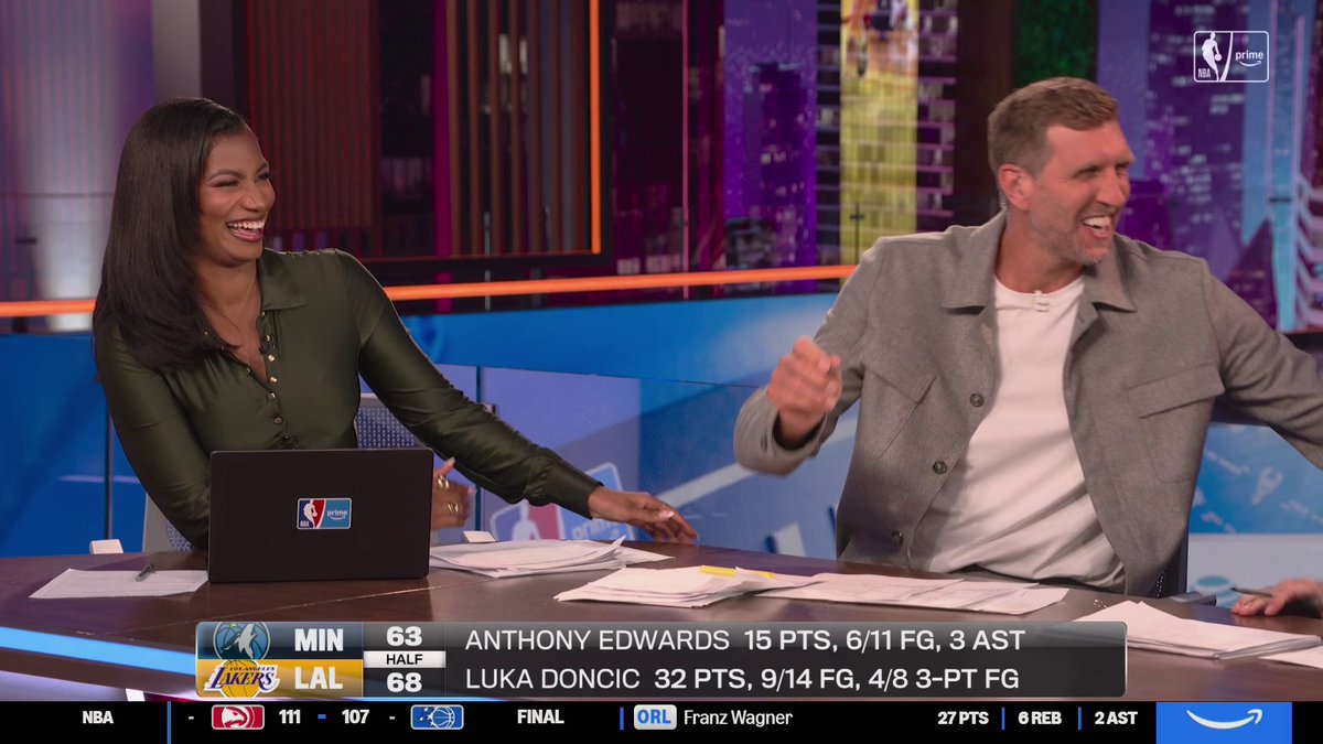 "He's going to be the top scorer of the league" 🔝 Dirk Nowitzki has big aspirations for Luka Dončić this season 🤝 #NBAonPrime