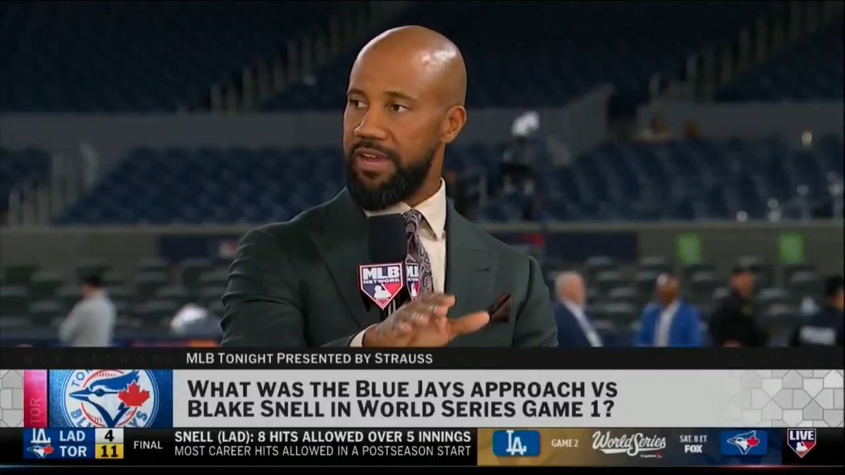 How were the Blue Jays able to get to Blake Snell in Game 1? #MLBTonight | #WorldSeries