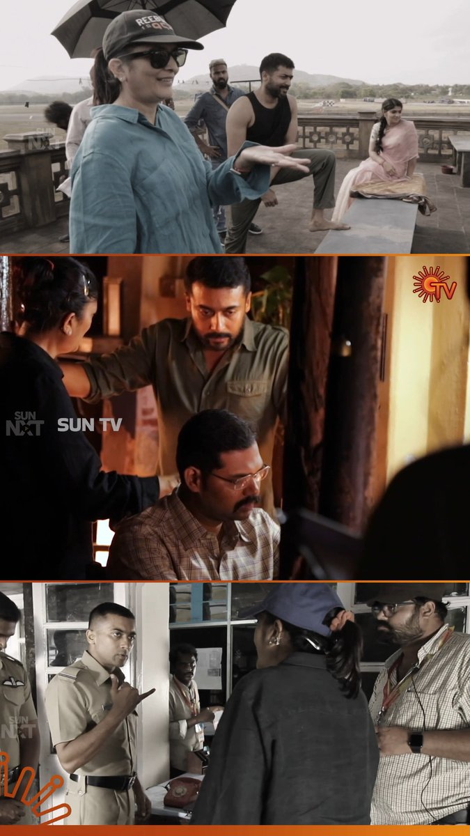 Throwback to the making of Soorarai Potru ✈️ #SunTV #SunTVThrowback #SudhaKongara #ActorSuriya #SooraraiPotru