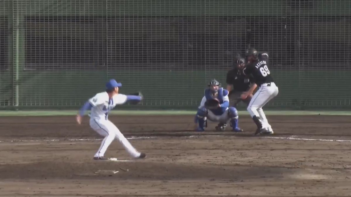 【みやざきフェニックス・リーグ】 篠木投手と合わせて15奪三振... 横浜DeNA 深沢鳳介 投手に4回7奪三振2失点の投球を許す... 👇パーソル パ・リーグTVでフェニックスリーグ23試合をライブ&アーカイブ配信