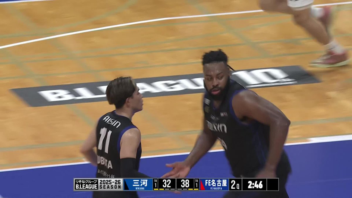 思わず目を凝らすナイスアシスト😳 三河#11 久保田👉#54 ガードナー Davante' Gardner シーホース三河 📡バスケットLIVEで生配信中 #Bリーグ #りそなグループ