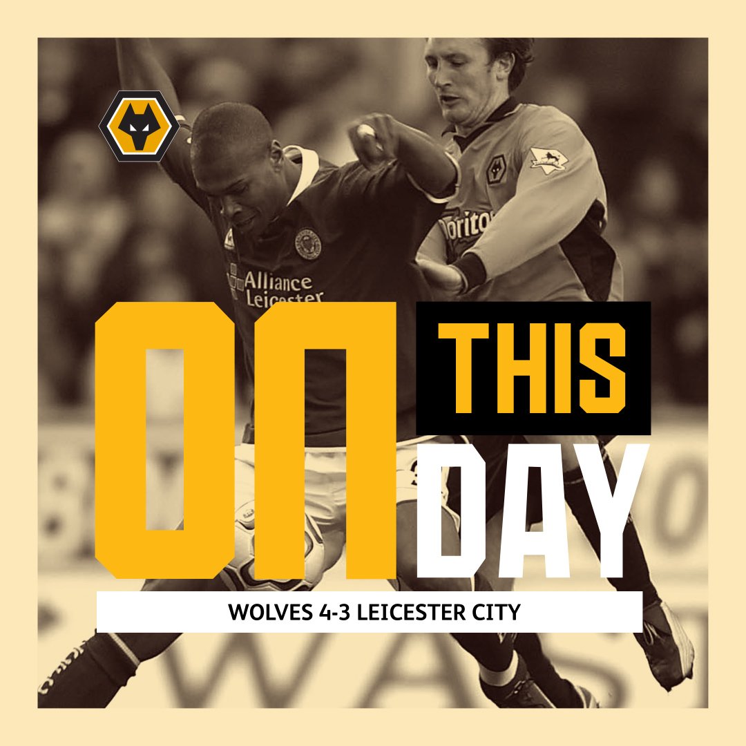 🗓️ On this day in 2003, Wolves completed one of their greatest comebacks. 3-0 down at half time to Leicester, then this happened… #WWFC | #Wolves