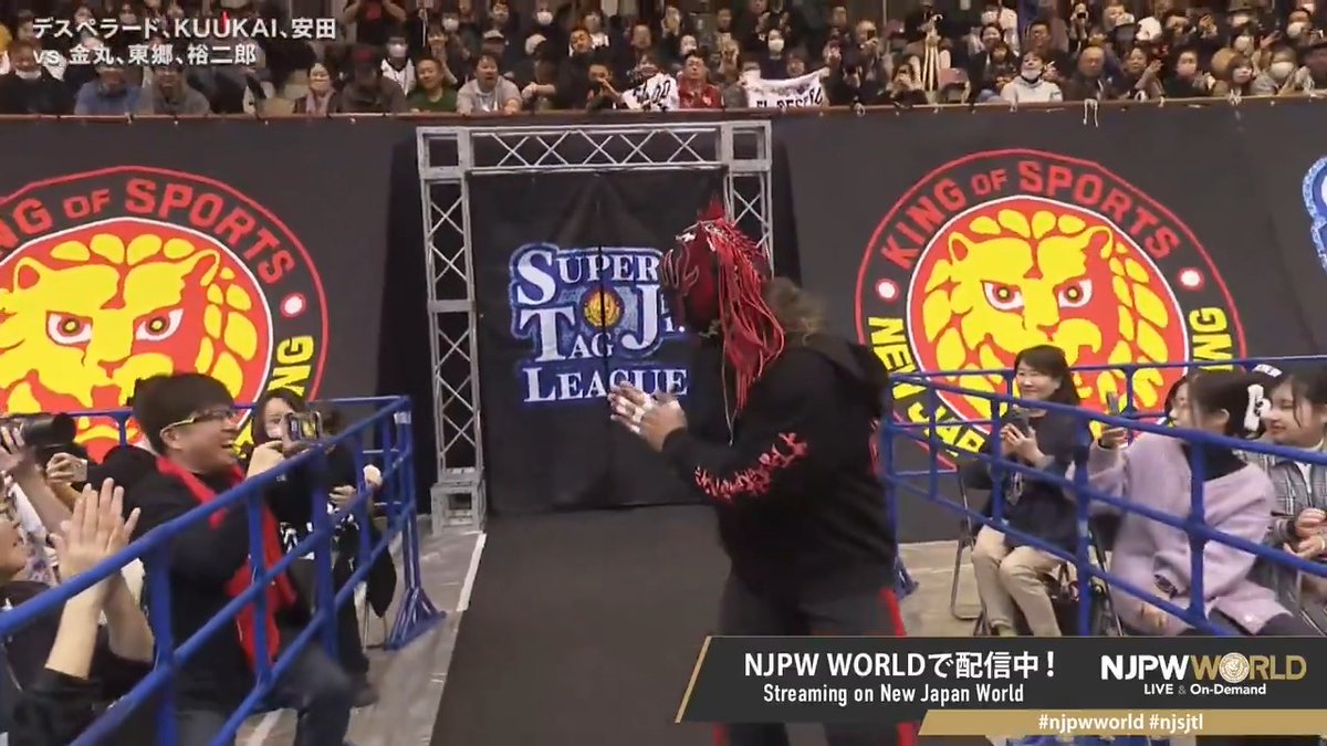 .EL DESPERADO "Sorry boy🙏😅" From the profile URL #NJPW #njpwworld #njsjtl