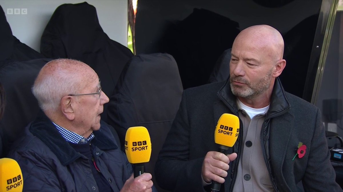 Lifelong Magpies fan, Don Williamson 🤝 Alan Shearer. He might not be his all-time favourtie number 9, but Don's not forgotten his heroes best goal 💭 #BBCFootball
