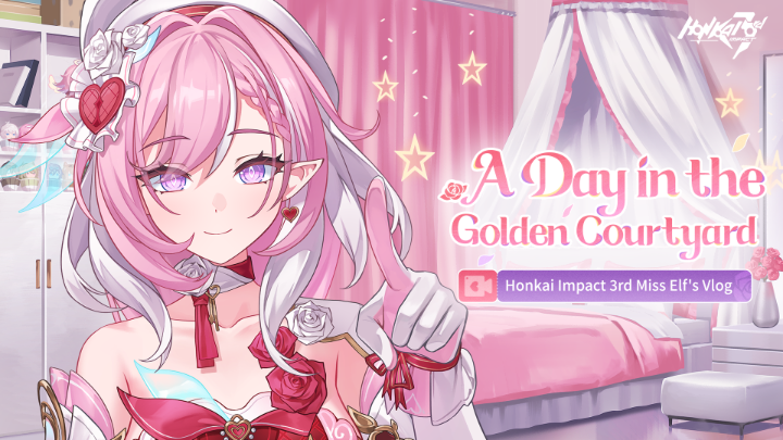 Miss Elf's Vlog: A Day in the Golden Courtyard "I've seen a lot of comments lately asking about my dear friends." "So, join me today to discover what they're up to!" Voice Artists: #Elysia: Marina Inoue #Eden: Juri Kimura #Mobius: Rumi Okubo #Su: Takahiro Sakurai #Kevin: Satoshi Hino #Aponia: Haruka Shiraishi #Kalpas: Yusuke Kobayashi #Pardofelis: Nozomi Yamamoto #HiElysia #HonkaiImpact3rd