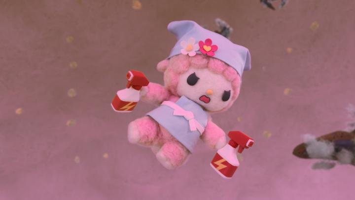 本当はしゃべれたピアノちゃん😳 これまでしゃべらなかったのはどうして? 武闘派ピアノちゃんのキュートな「もう〜!」と クールな空中アクションにも注目✨ 『My Melody & Kuromi』はNetflixにて世界独占配信中! #ネトフリでメロクロ #mymelodykuromi