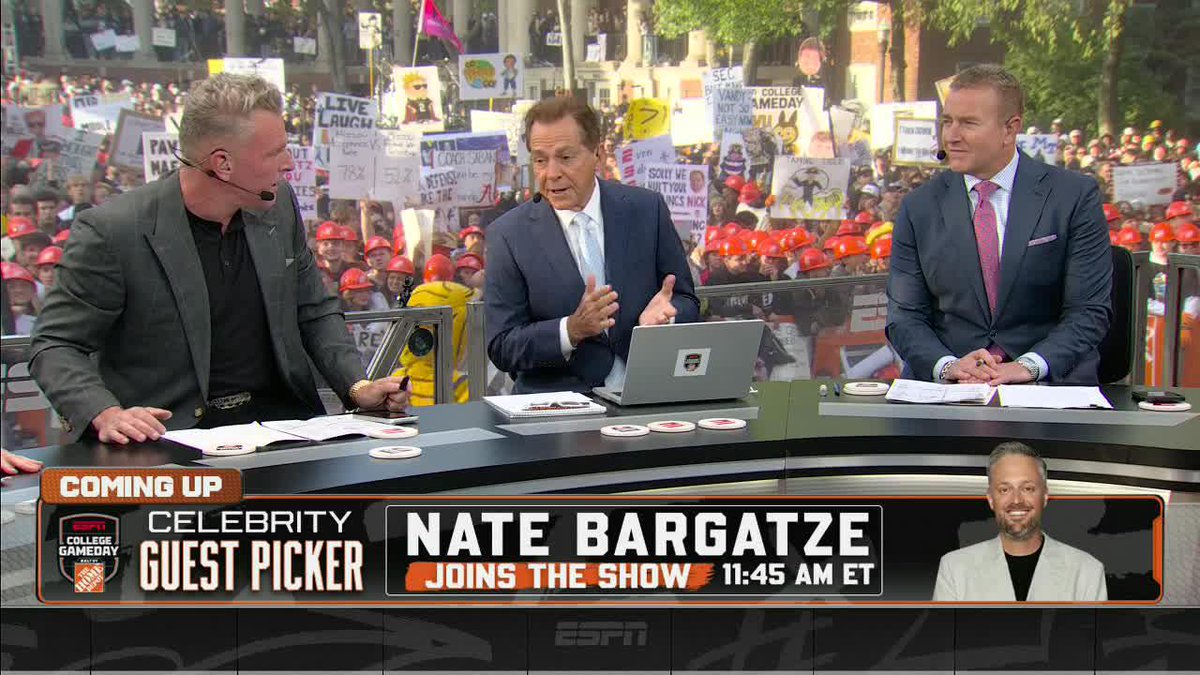 "Coach Saban is jumping on the Vanderbilt bandwagon!" Nick Saban is trying to get back on Vandy’s good side 😂