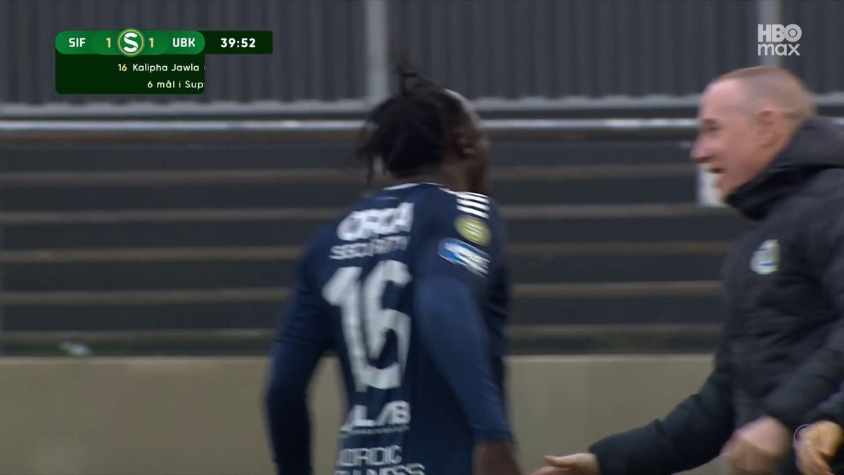 Kalipha Jawla kvitterar för Utsiktens BK! 🔵 📲 Se matchen på HBO Max