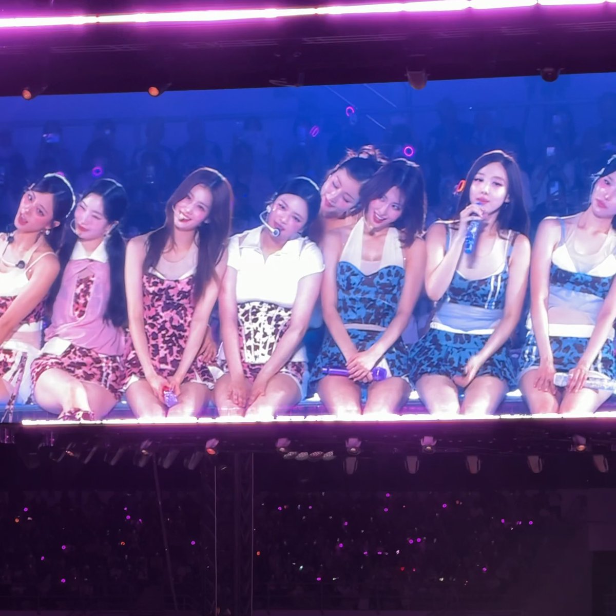 TWICE modfiied the cow print outfits to show less skin for Malaysia