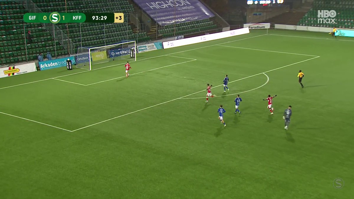 Camil Jebara till 2-0 för KFF i öppet mål! 🔴 📲 Se Superettan på HBO Max
