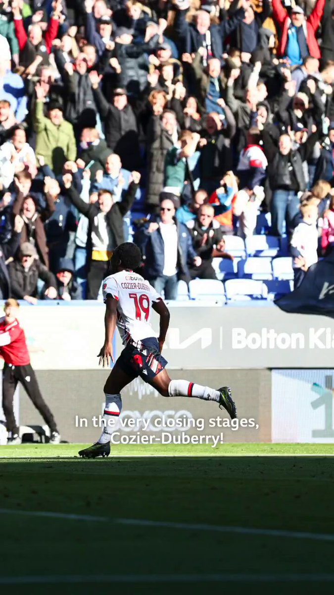 "More wizardry in his feet than Harry Potter has got in his wand" ⚡🪄 🔊 Listen again to Amario Cozier-Duberry's late winner v Cardiff Bolton Wanderers boss Steven Schumacher 👉 #bbcfootball #bwfc