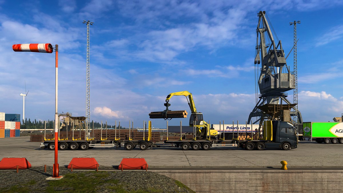 Exciting news for our European truckers! 🚛 The dynamic loading and unloading feature will come to Euro Truck Simulator 2 for the very first time with the 1.57 update 🏗️ Read more here 👇