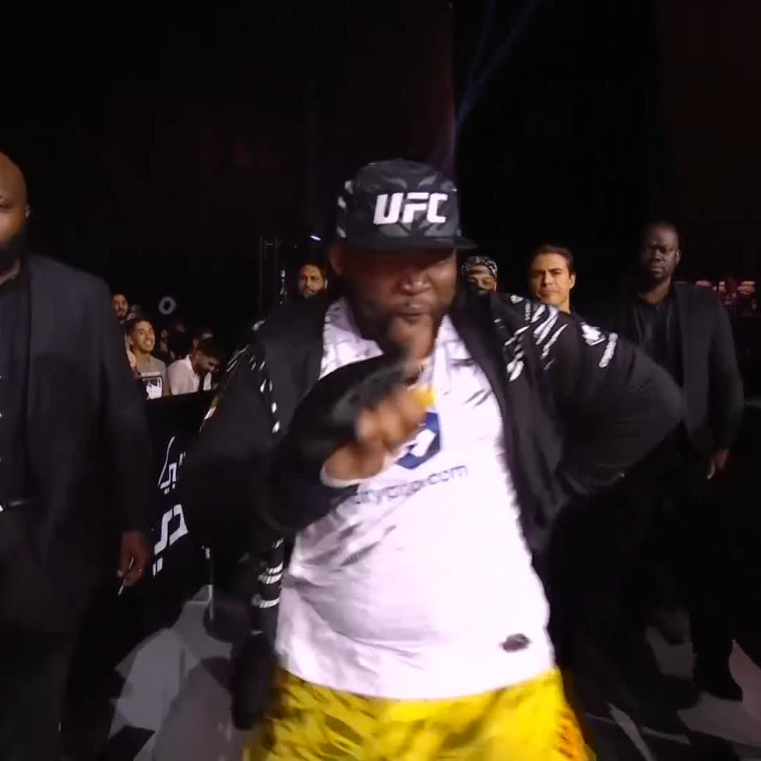 BEAST BOY DANCES ON HIS WAY TO THE CAGE #UFC321
