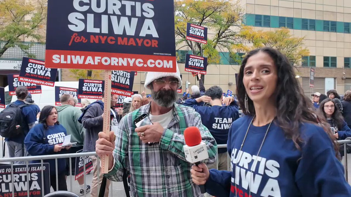 Cuomo Lost Democratic Primary And Is Helping To Steal Votes from Sliwa! Get OUT &amp; Vote Curtis Sliwa who is the sane choice for NYC Video by Cafecito Break