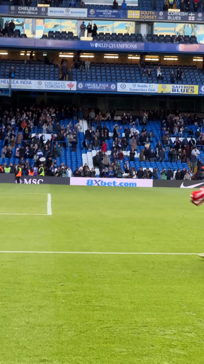 Scenes at Stamford Bridge 😍