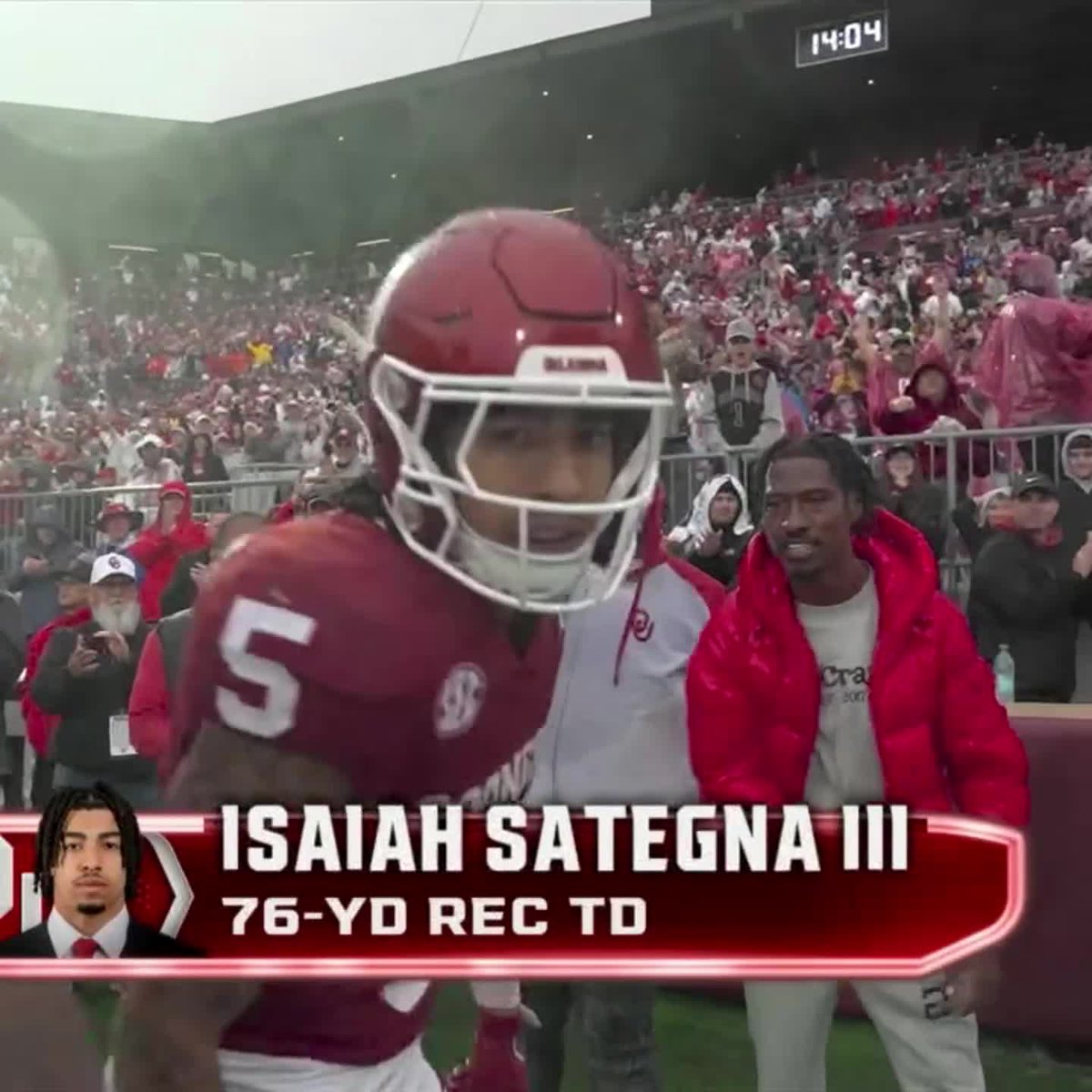HE TURNED ON THE JETS! ISAIAH SATENGA III 76 YARDS TO THE HOUSE 🔥