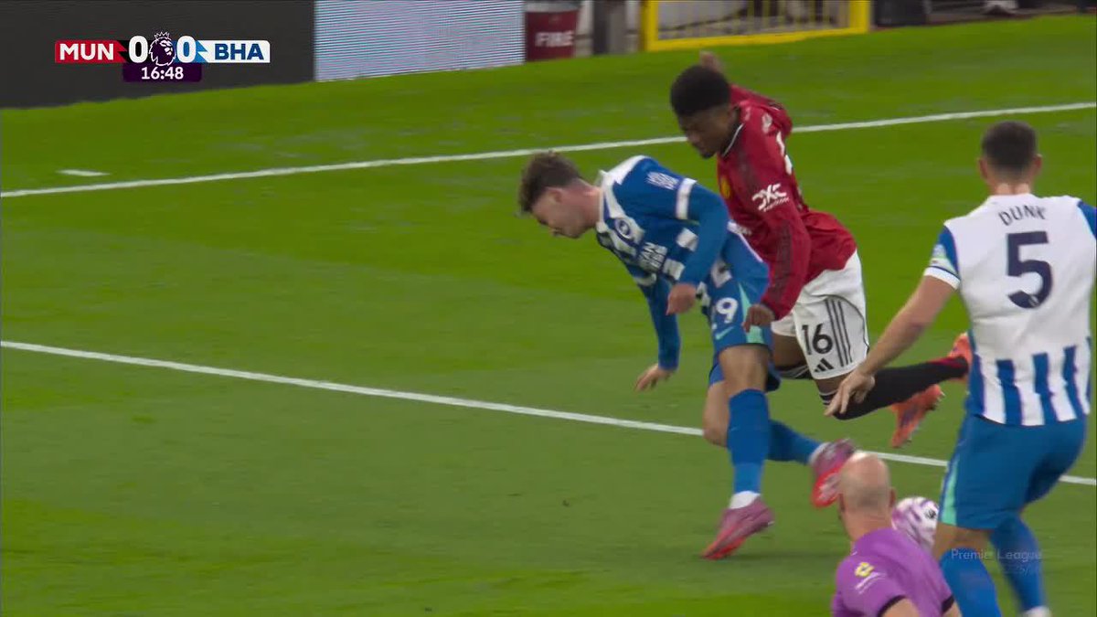 ⚠️🏴󠁧󠁢󠁥󠁮󠁧󠁿 EL PENAL QUE NO LE COBRARON AL MANCHESTER UNITED VS BRIGHTON.