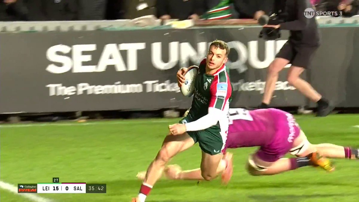 O'Connor > Steward > Radwan It's all class from Leicester Tigers 👌 📺 @TNTSports &amp; @DiscoveryplusUK
