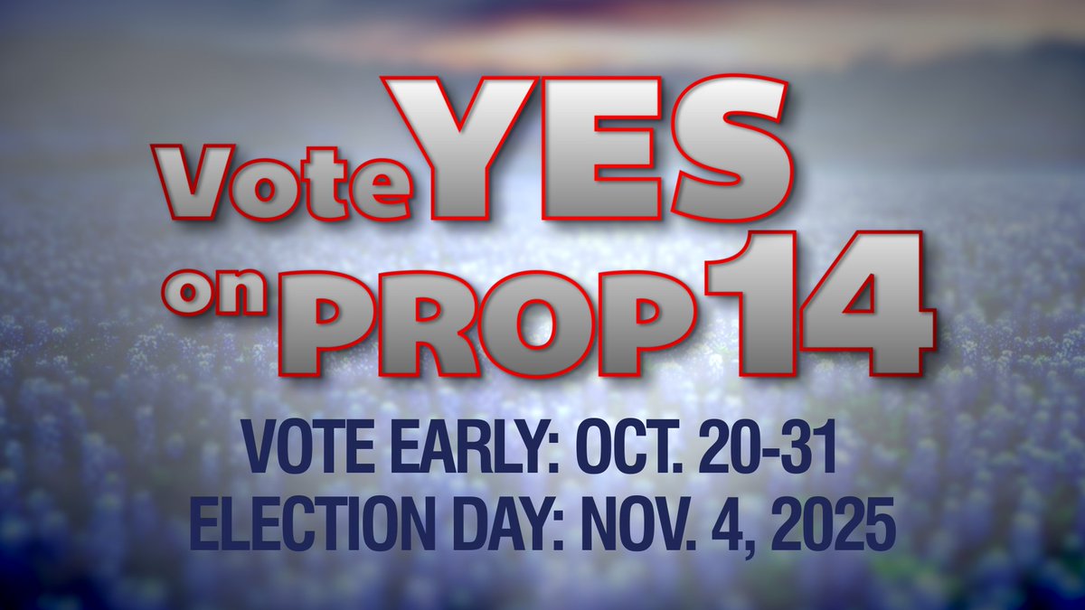 Vote 𝐘𝐄𝐒 on 𝐏𝐫𝐨𝐩 𝟏𝟒! 500,000+ Texans suffer from dementia, mostly with Alzheimer’s. Prop 14 will provide funding for research, prevention, treatment, &, hopefully, a cure for this devastating disease. Vote early now through Oct. 31, or on Election Day, Nov. 4. #txlege