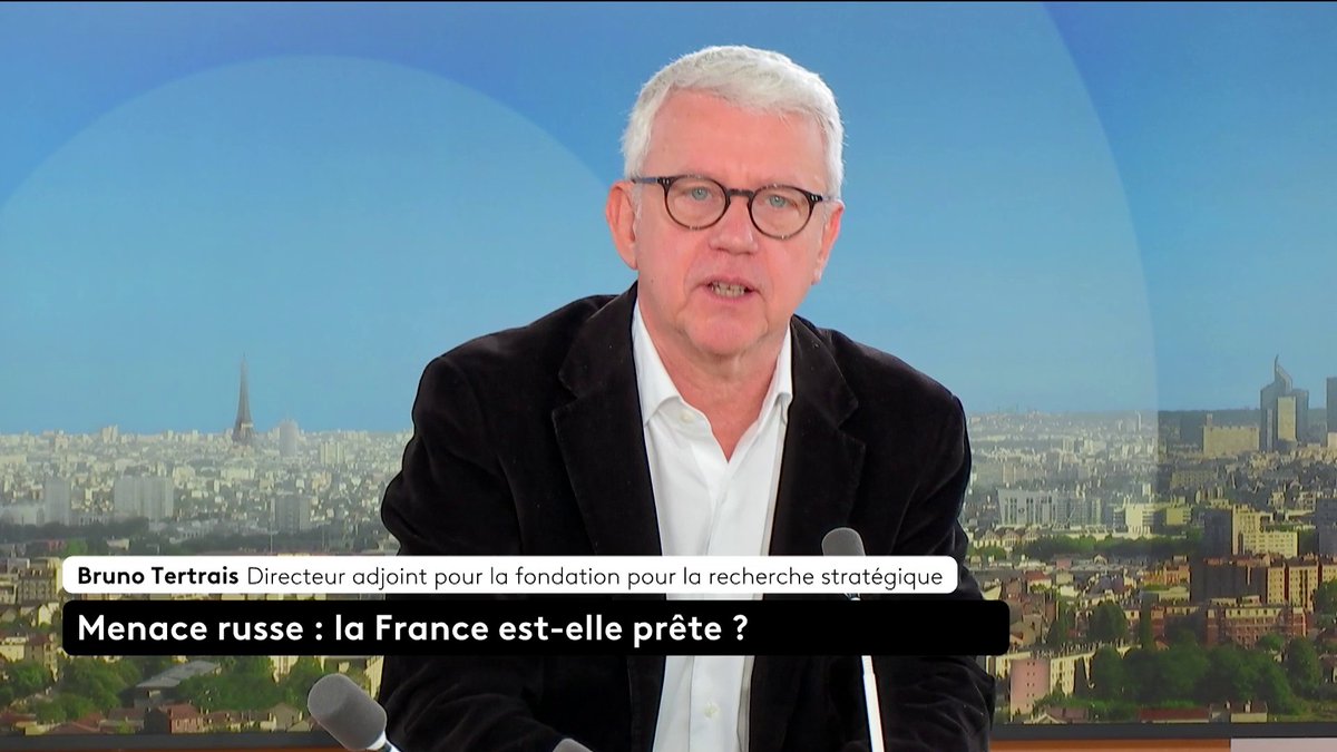 🔴 Menace russe : "Poutine a transformé la Russie en une véritable machine de guerre. La Russie est un train qu'on ne peut plus arrêter comme ça", explique Bruno Tertrais, directeur adjoint de la Fondation pour la recherche stratégique. #canal16 #ToutEstPolitique
