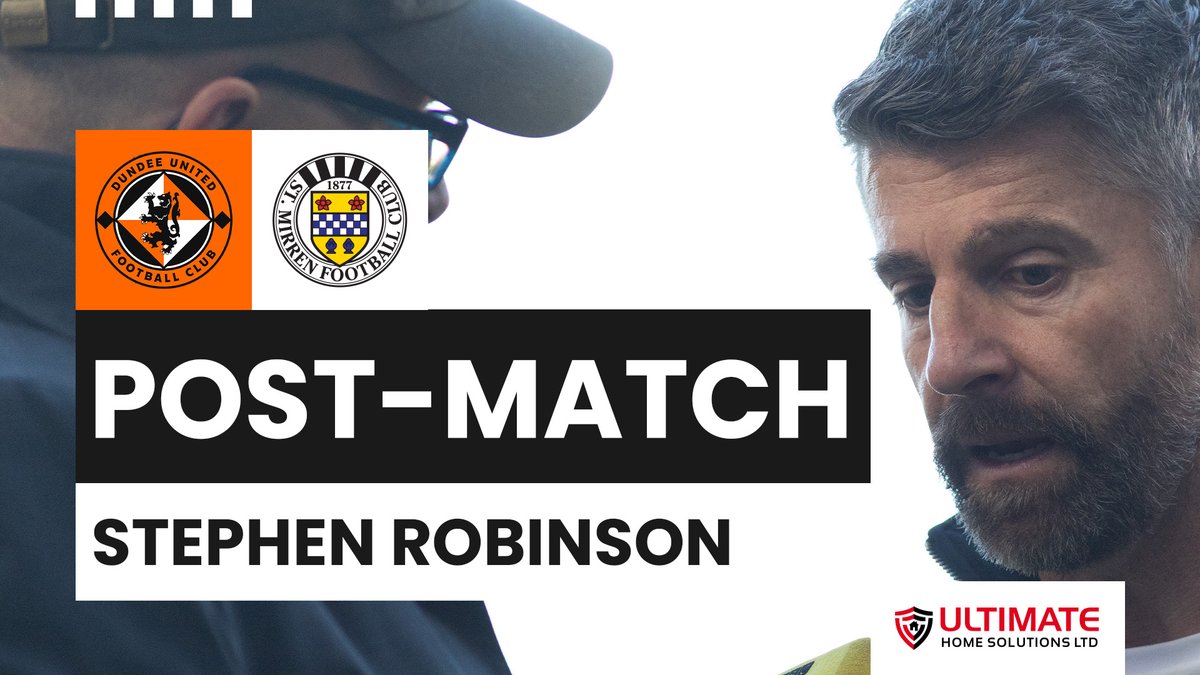 The manager gives his reaction to today's William Hill Premiership match away to Dundee United.