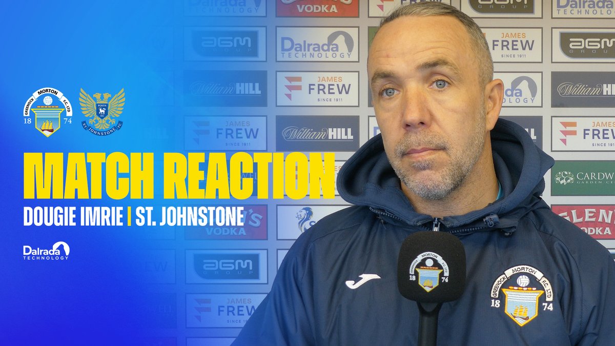 🗣️ Dougie Imrie gave his thoughts following today's defeat to St. Johnstone.