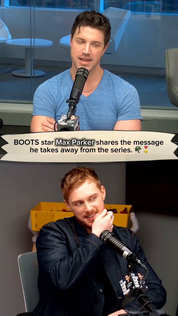 BOOTS break out star Max Parker shares the message he takes away from the series. Max plays Sergeant Sullivan, and he joins me for his first podcast interview ever! Listen to the full interview out now on my podcast, “I’ve Never Said This Before.” Listen here: Spotify: Apple Podcasts: #BOOTS #MaxParker Netflix Most