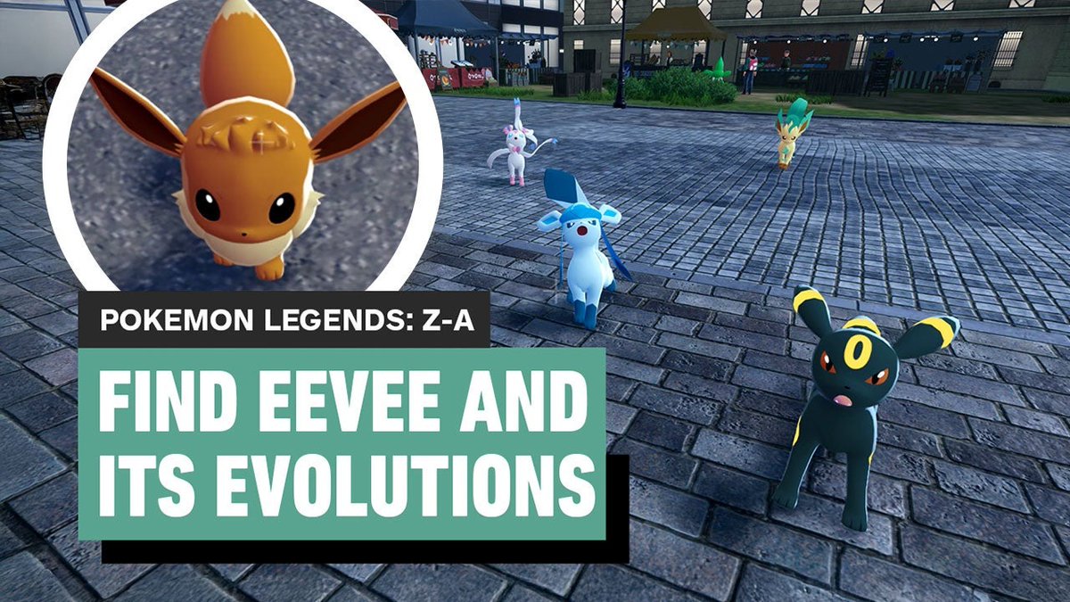 Eevee appears in Pokemon Legends Z-A as a rare Pokemon hidden throughout Lumiose City. Here’s how to catch one and evolve it into the Eeveelution of your choice: