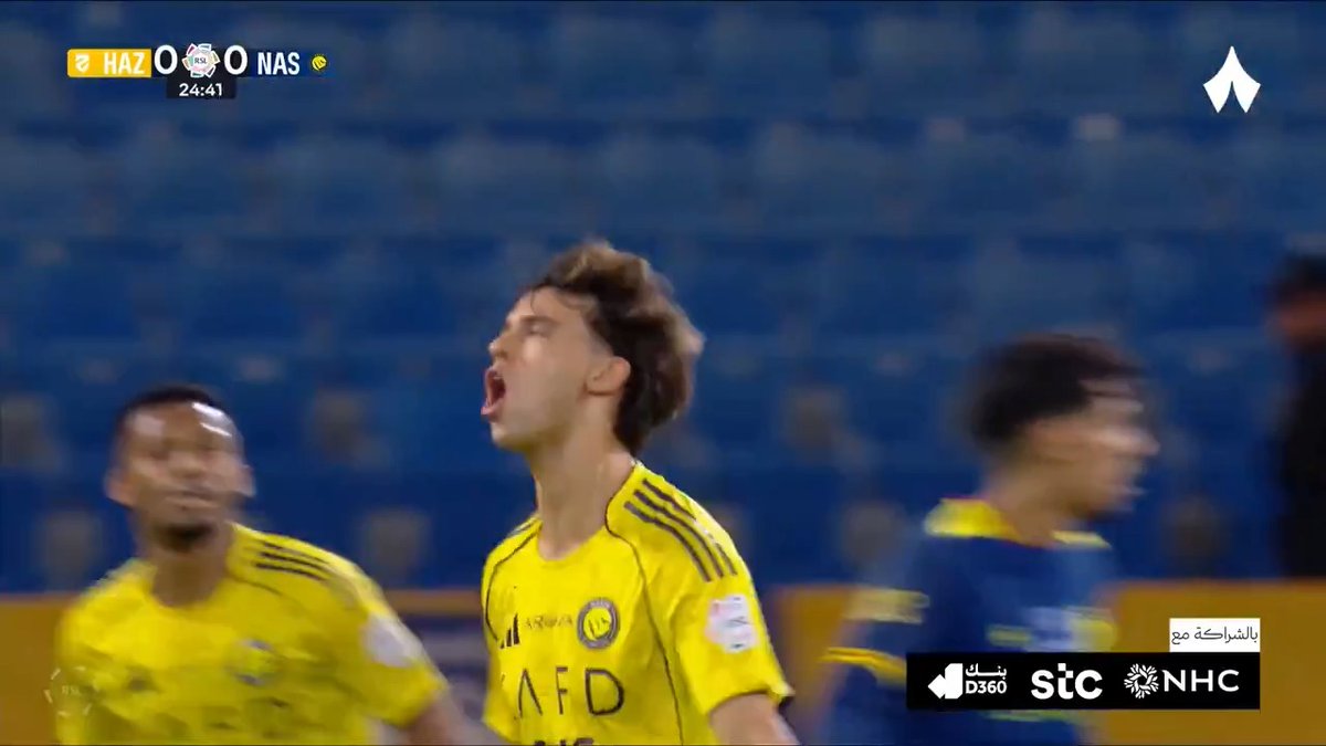 🚨🚨🚨🚨🚨🚨🚨🚨🚨🚨🚨🚨🚨🚨🚨 جنووووووووووون!!!!! جواو فيليكس غير طبيعي!!!!!! هدف أول لصالح النصر في المباراة 💛😮‍💨