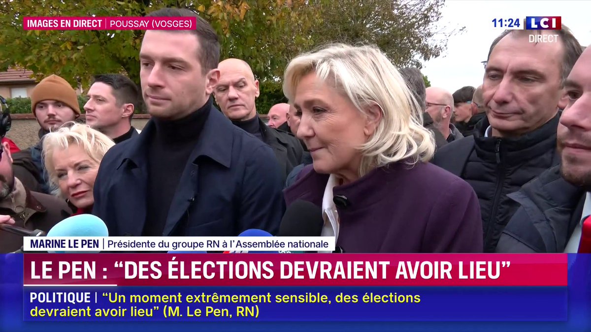 Marine Le Pen : On soutiendra la taxe Zucman V2.0 allégée et si elle intègre plutôt notre impôt proposé Bardella a l’air très mal à l’aise à côté. Peut-être qu’il ferait mieux de rejoindre Sarah Knafo et Éric Zemmour chez Reconquête. La ligne est claire🇫🇷