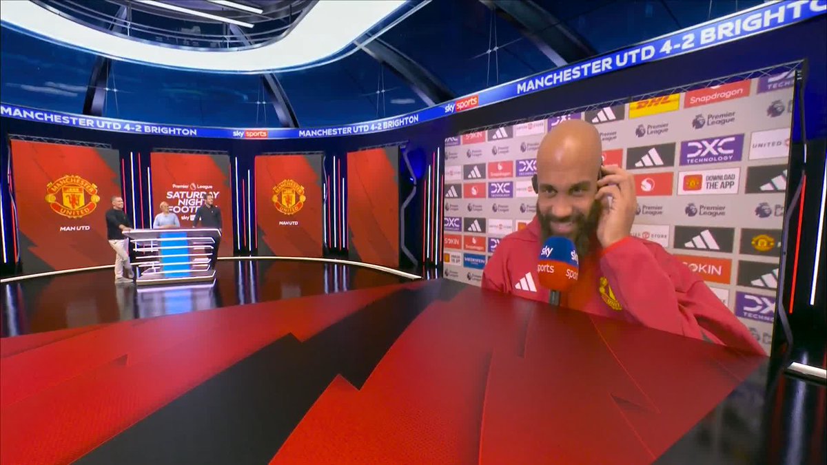 "It's always good to score goals, especially here" Bryan Mbeuno speaks after scoring a brace at Old Trafford 💥