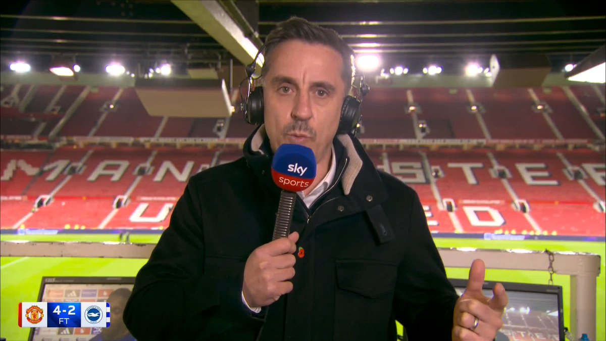 "They've got that hunger to deliver at a different level" Gary Neville was impressed with Bryan Mbuemo and Matheus Cunha's performance against Brighton 👏
