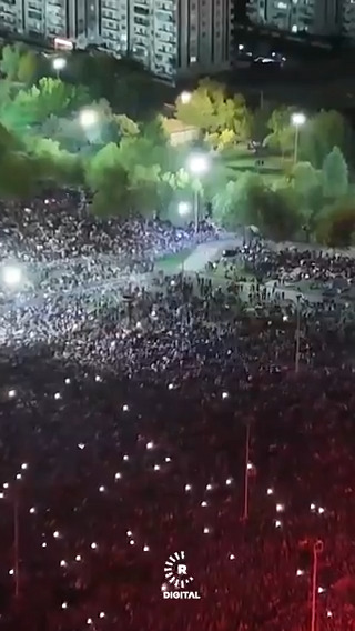 Diyarbakır’da #Newroz alanında yüz binlerin katıldığı Koma Amed konseri havadan böyle görüntülendi