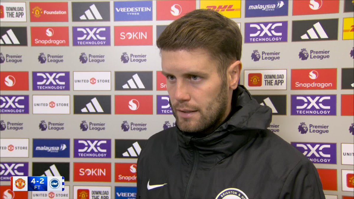 "We're responsible for that defeat, we have to be honest with ourselves" Fabien Hurzeler reacts to Brighton's 4-2 loss to Man Utd 🗣️
