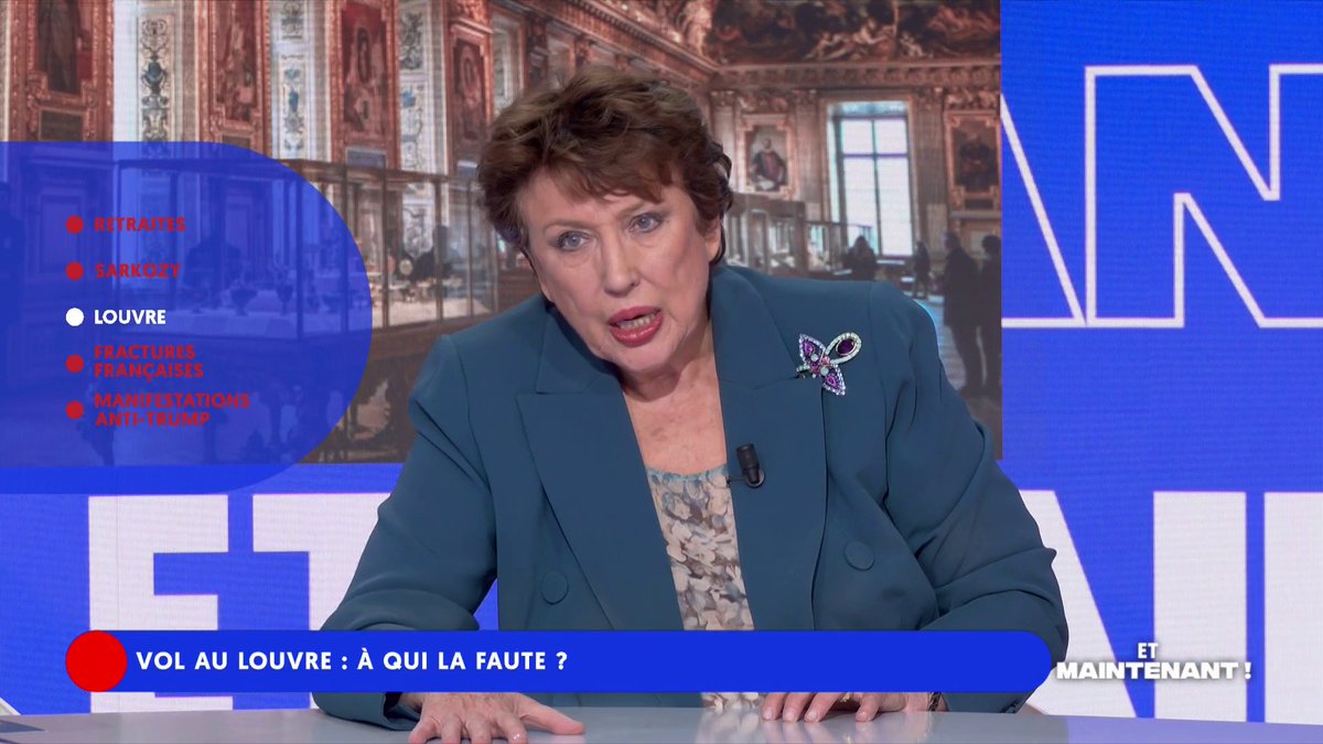 🔴🇫🇷 ALERTE INFO | 💎 VOL AU LOUVRE "C'est la faute de toute le monde" selon Roselyne Bachelot.