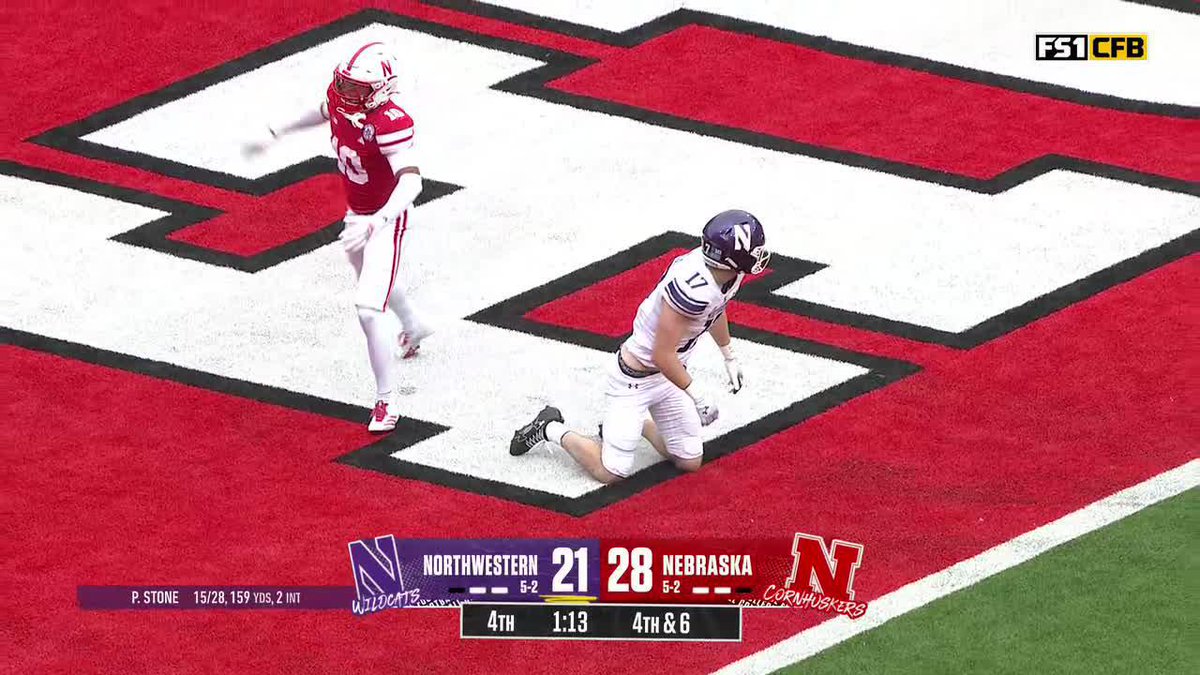 NEBRASKA GETS THE STOP 🚫 Nebraska Football 📺: FS1
