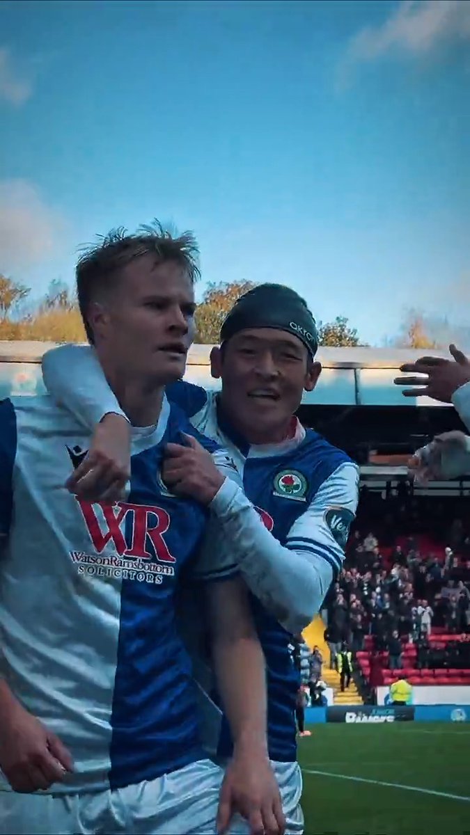 That felt good! 😆 Good night, #Rovers fans 💙🤍