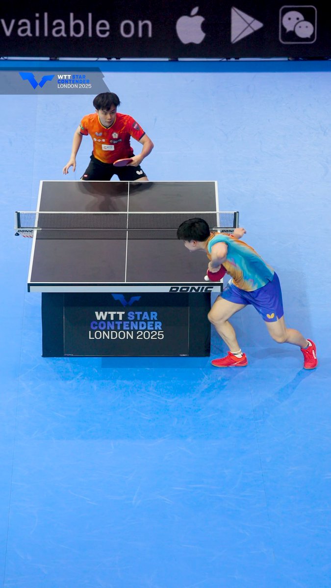 Let’s take a moment to appreciate this incredible point by Sora Matsushima! 🔥 #WTTLondon #TableTennis