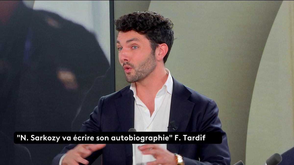 🔴 Sarkozy : "Il va écrire son autobiographie, il a déjà le titre en tête (...) Il sait qu'il ne pourra plus faire son jogging", confesse Florian Tardif, journaliste politique à Paris Match, qui a interviewé l’ancien président avant son incarcération. #canal16 #LePourEtLeContre