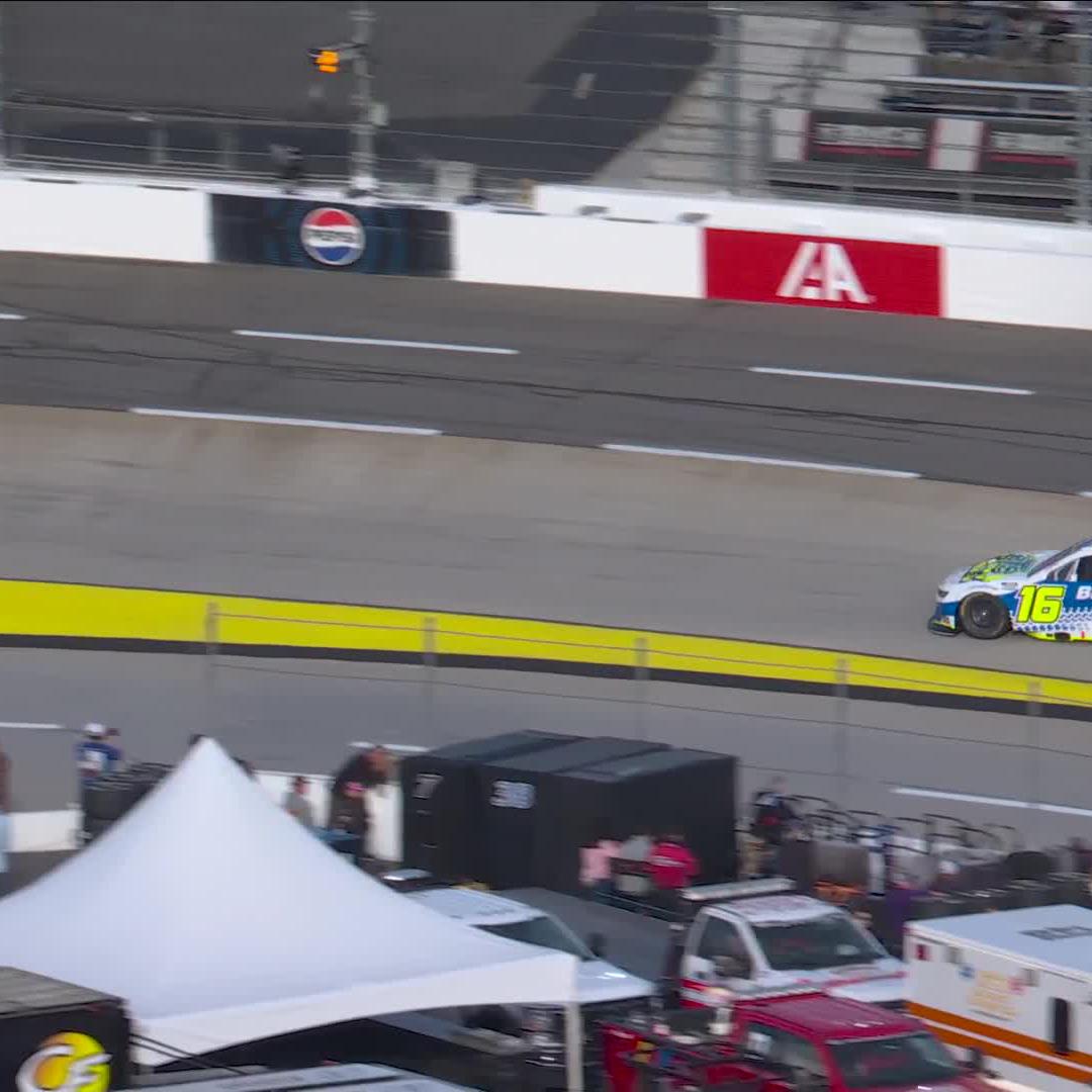 Way to hang on to it, AJ Allmendinger.