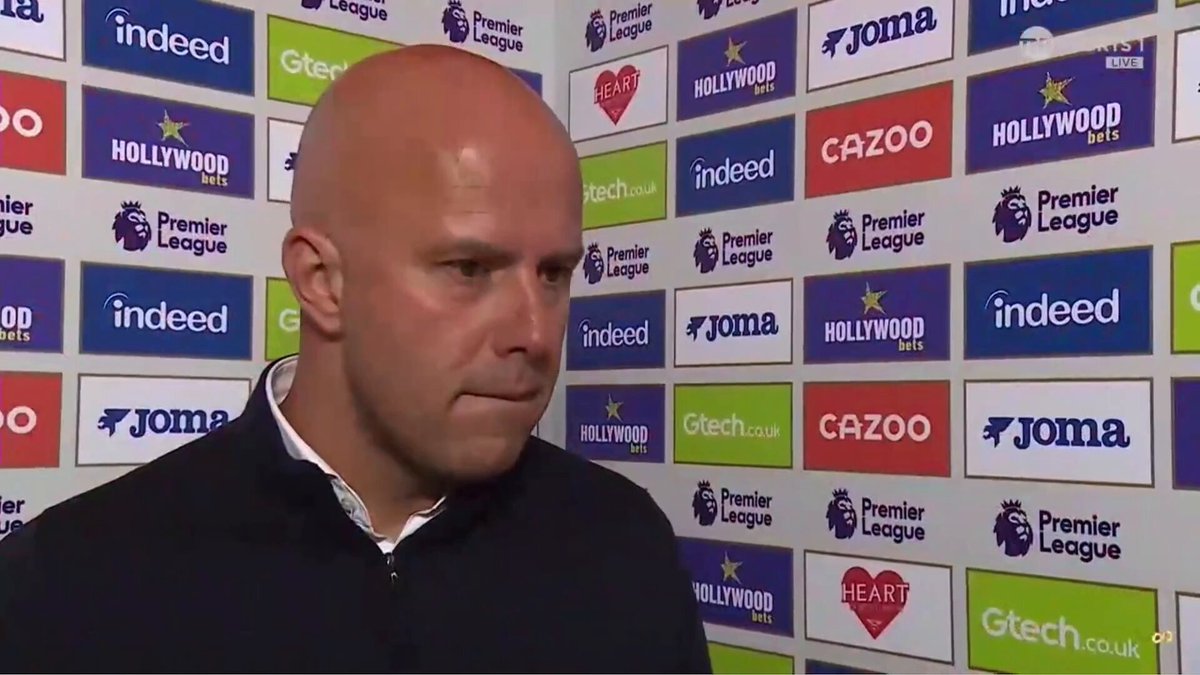 Slot post match He looks and sounds broken.