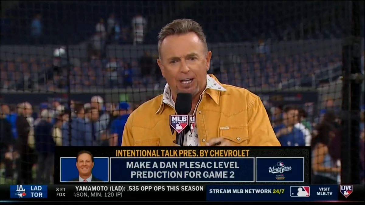 .Dan Plesac NAILED his Addison Barger pinch-hit home run prediction in Game 1! Let's see if the crew can recreate Dan's magic for Game 2 🔮 Siera Santos | Kevin Millar | RyanDempster