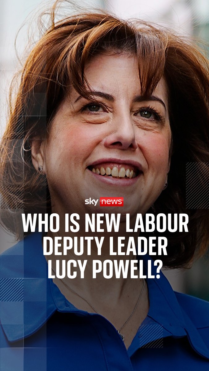 Lucy Powell was named the new deputy leader of the Labour Party - but who is she, what does she stand for and will she be a problem for Keir Starmer? Sky's Mhari Aurora explains. 🔗