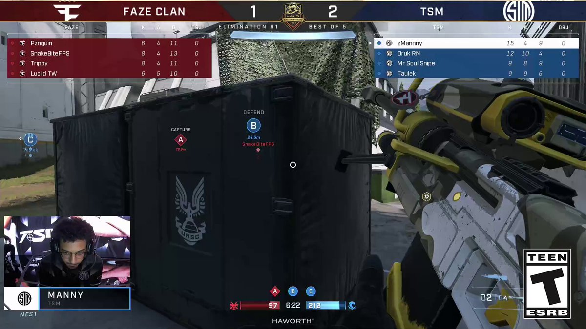 🗡️ 〽️anny puts the nail in the coffin for FaZe as TSM take the series! #HaloWC #TSMWIN