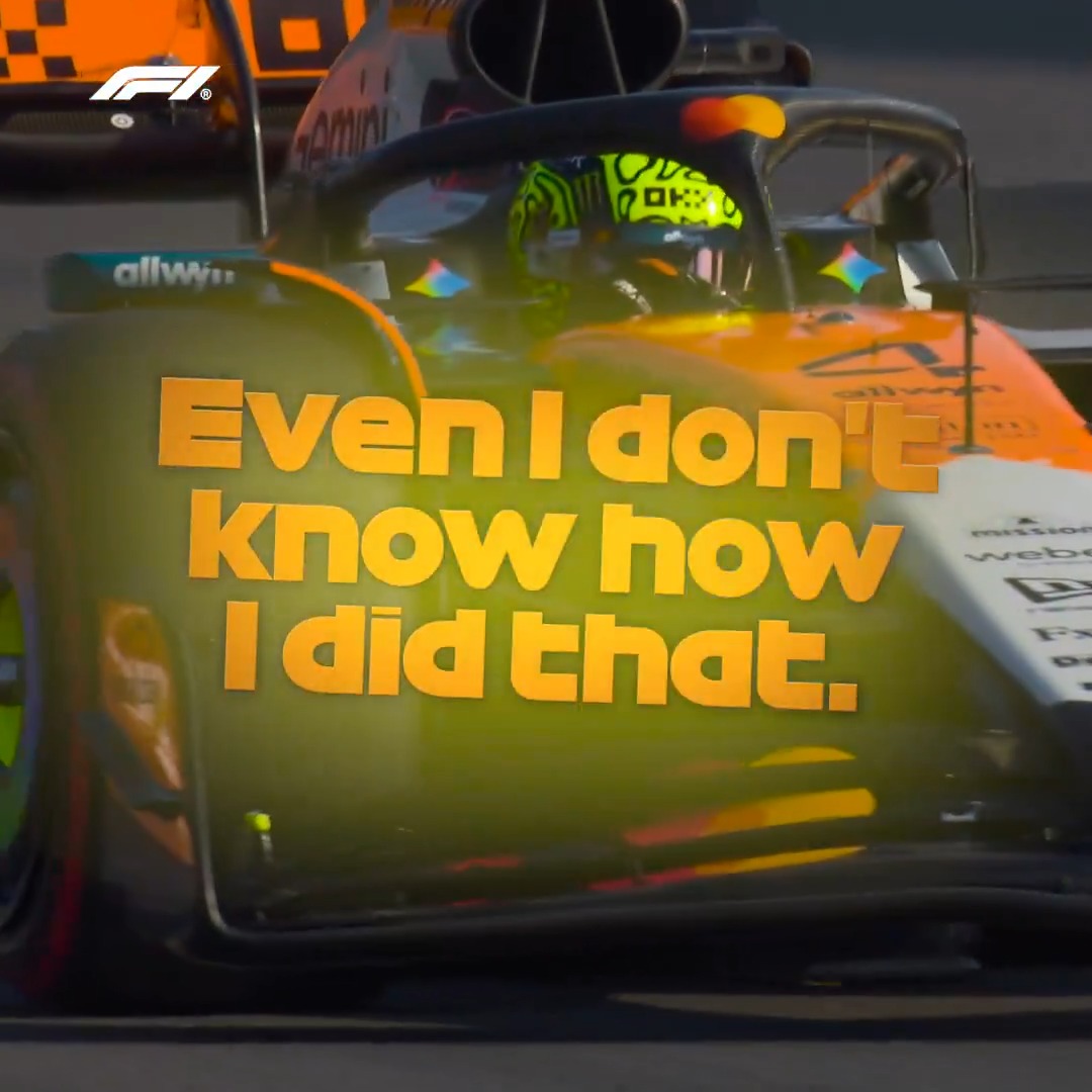 "What a lap!" Very well said, Lando 😮‍💨🙌 #F1 #MexicoGP McLaren Mastercard Formula 1 Team